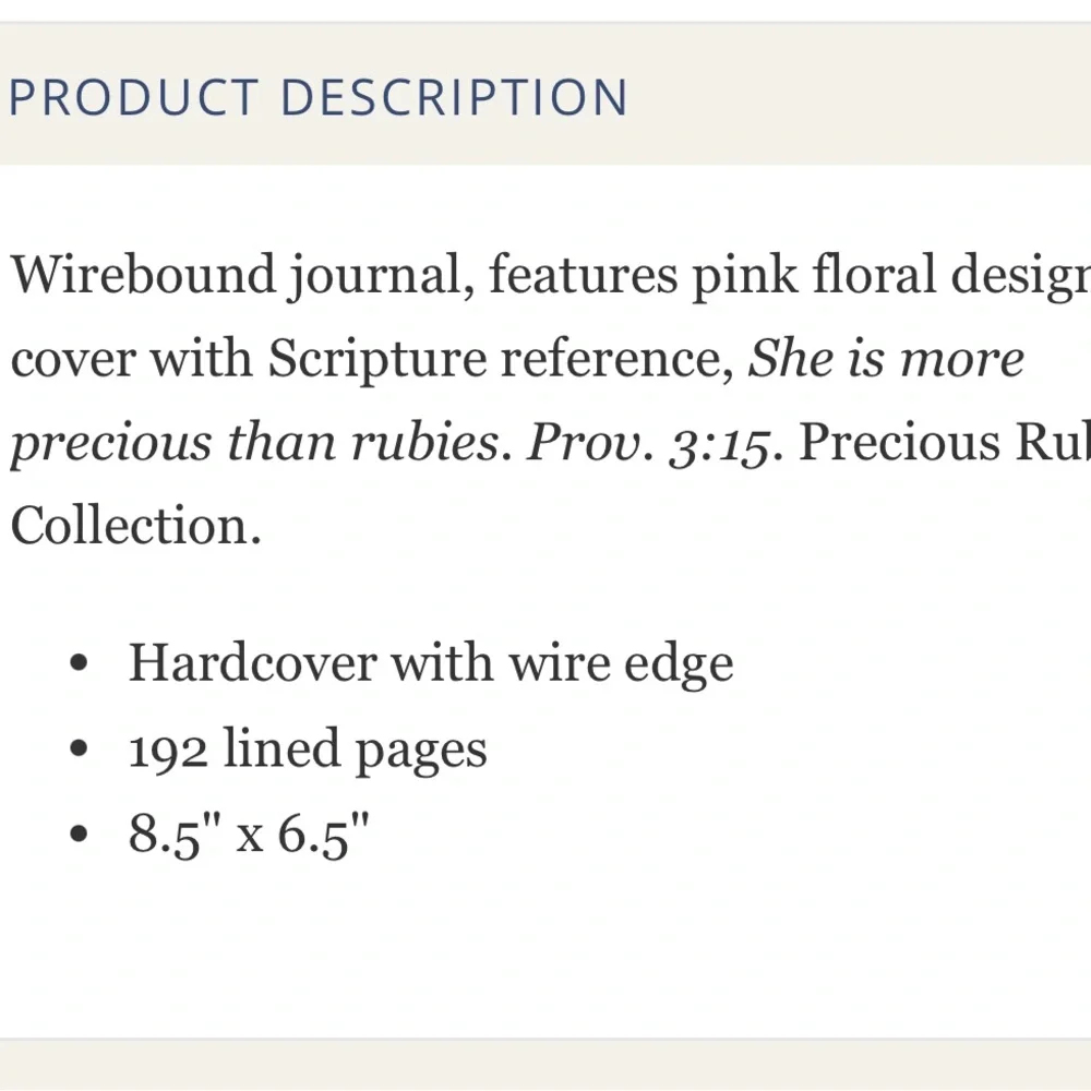 Floral Spiral Notebook - Pink and Blue